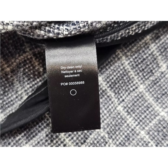 Rag & Bone Ames Deconstructed Check Gray Blazer Size 6 Womens - Picture 6 of 9